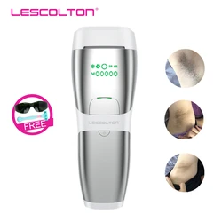 Máquina da remoção do cabelo do Lescolton-Sapphire IPL para mulheres e homens, Photoepilation home, facial indolor, modo do gelo, depilador claro pulsado