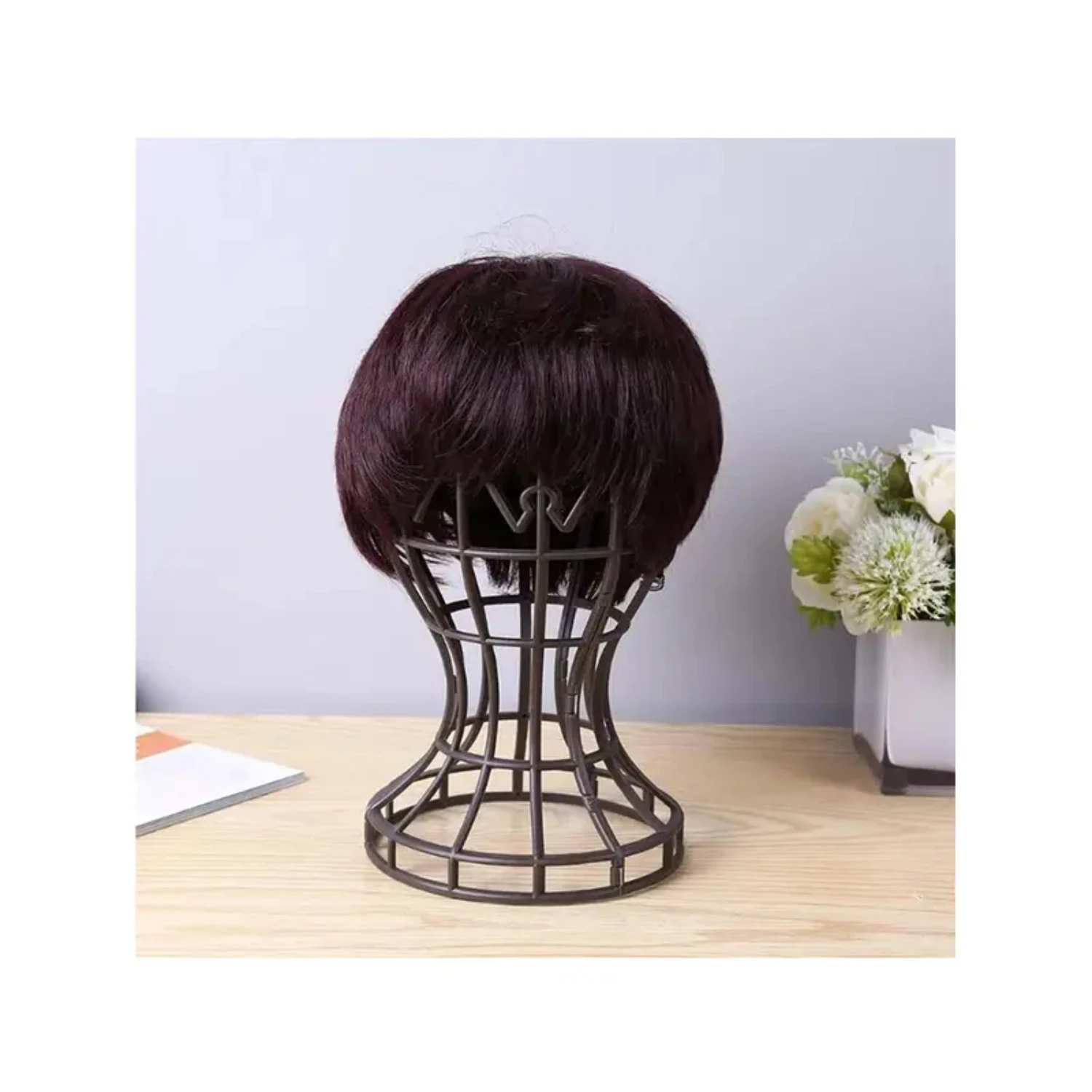 Fashionable and durable folding wig stands for hat salon hair wigs Bonnet with tie band Hair bonnet for sleeping Hair stuff Hat