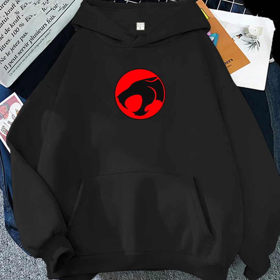 

New Cartoon Anime Thundercats Men and Women Hoodies Fashion Streetwear Oversized Harajuku Comfortable Clothing Couple's Hoodies