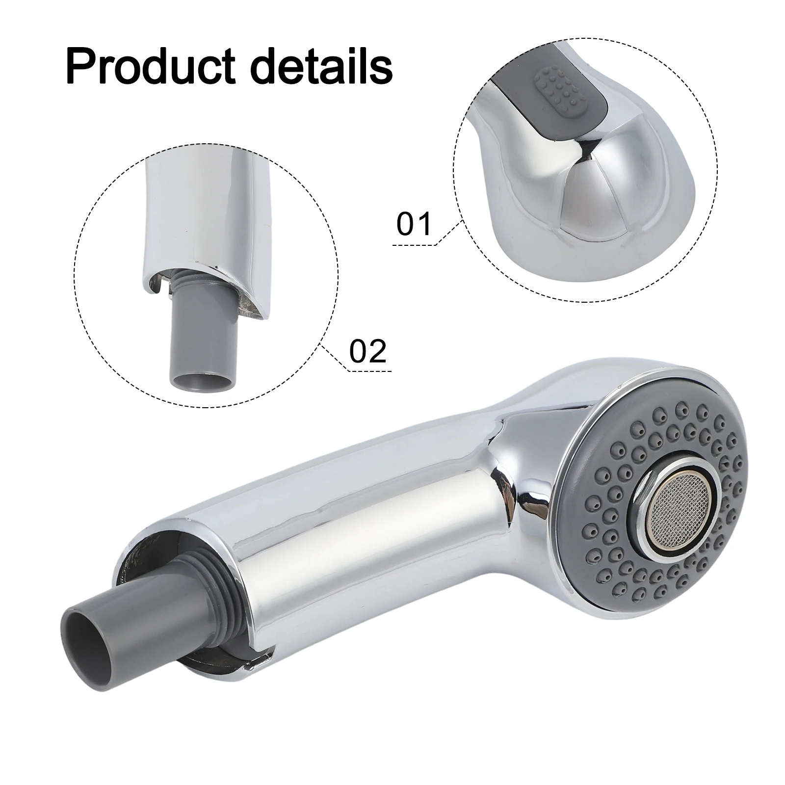 

Faucet Accessories Faucet Spray Pull-Out Nozzle Shower Sprayer For Zedra Water Saving Parts With A Flow Limiter