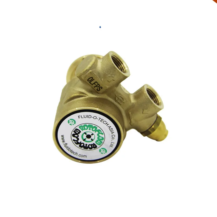 Fluid-O-Tech - PO0301ANCNN0002 - 3/8 FNPT Low Lead Brass Rotary Vane Pump