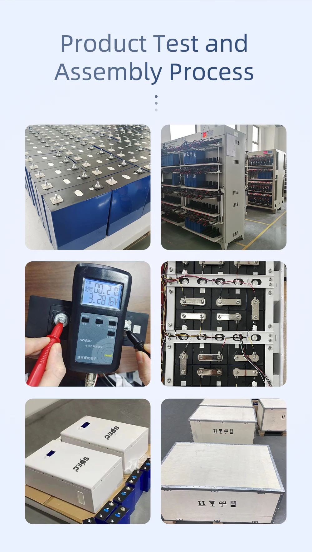 SOEC 5KWH 10KWH Powerwall 48V 100Ah 200Ah Lithium Battery RS485 CAN 15 Parallel for Solar Off and On-Grid System