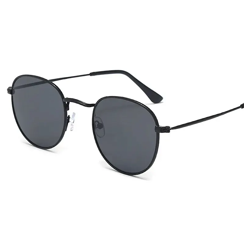 New Small Frame Round Retro Frame Is Suitable For Women's Sunglasses With No Makeup And Small Face UV400