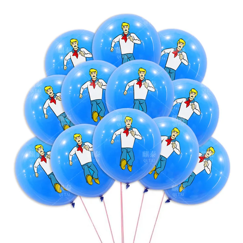Hot New 20pcs Scoobys Doo Theme Balloon Party Decoration Supplies 12Inch Latex Balloon Birthday Party Decoration Set view 4