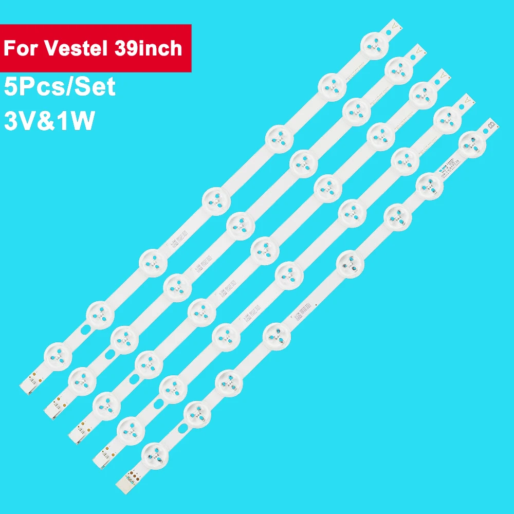 5Pcs/set 356mm led backlight bar for Vestel 39inch VES390UNDA-2D-N02 TX-39A300B LT-39C740(A) 39273SMFHDLED DLED40125 PT2-40LED14