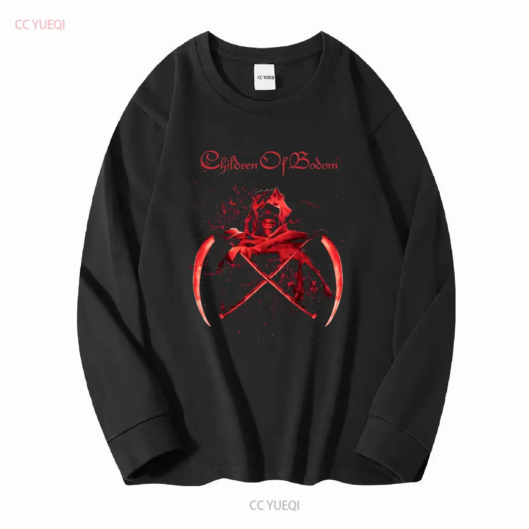 Children Of Bodom Black T Shirt 2 Sided S Anvil vintage Washed Stylish Casual Comfortable graphic Top For Everyday Wear