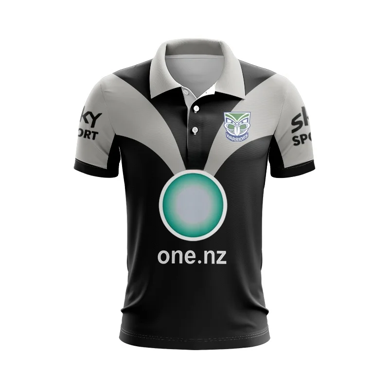 

POLO 2023New Zealand Warriors olive jersey