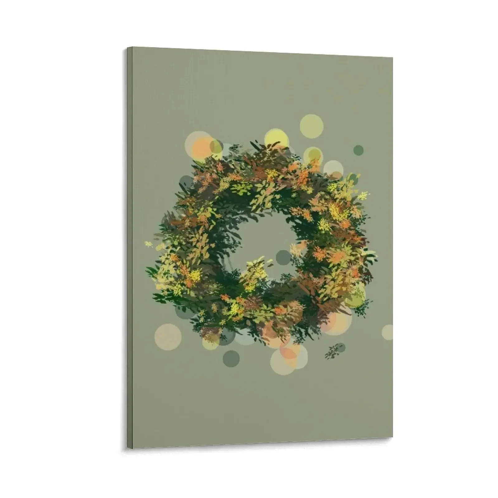 

Thanksgiving Wreath Festive Design Canvas Painting poster anime poster aesthetic anime poster