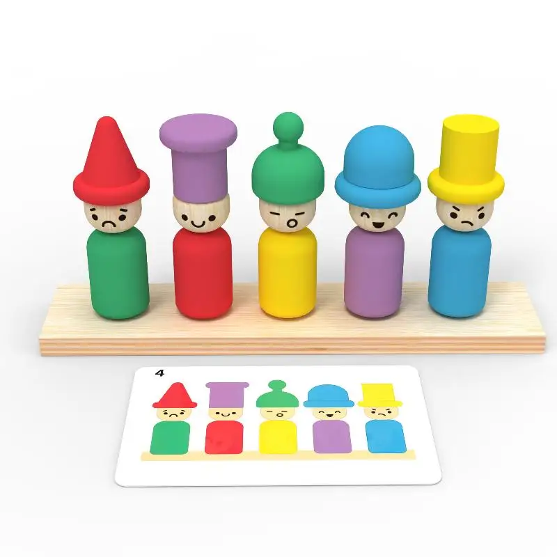 ของเล่นดนตรีแบบซ้อนสีสำหรับเด็กมอนเตสซอรี่ ฝึกการประสานงานระหว่างมือและตา สำหรับการศึกษาปฐมวัย