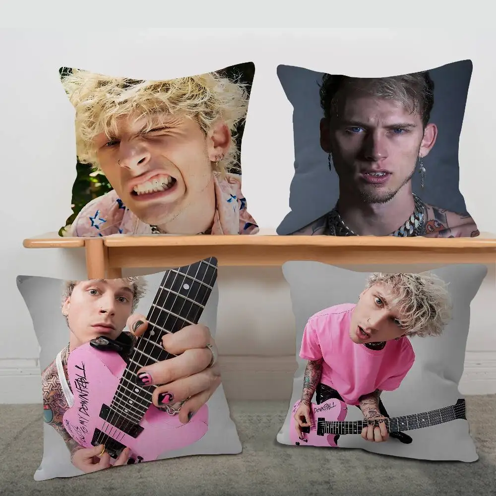 I Love MGK Personalized picture text home decorative pillows Household Gifts 45x45cm