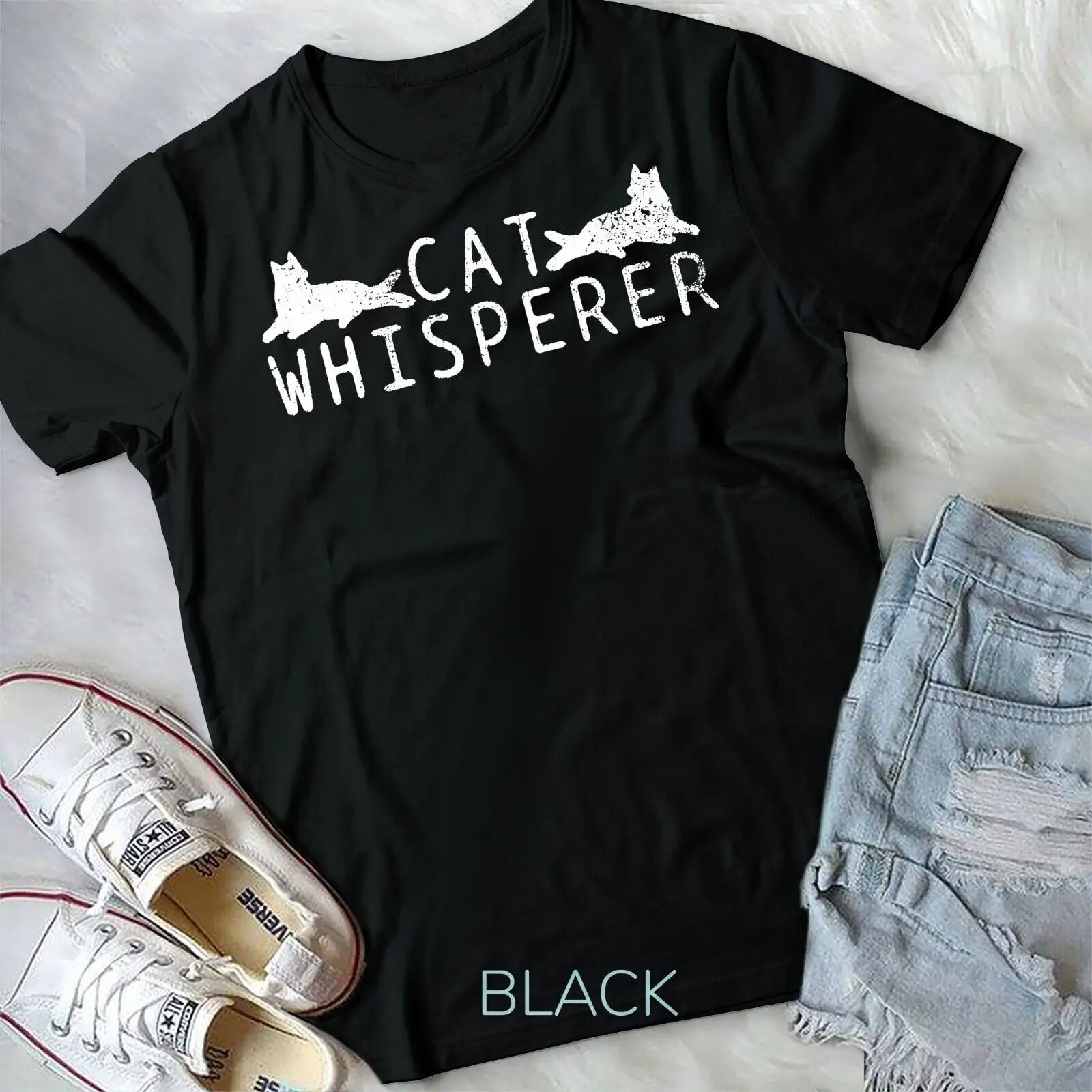 

Cat Whisperer T-Shirt Unisex T-shirt
