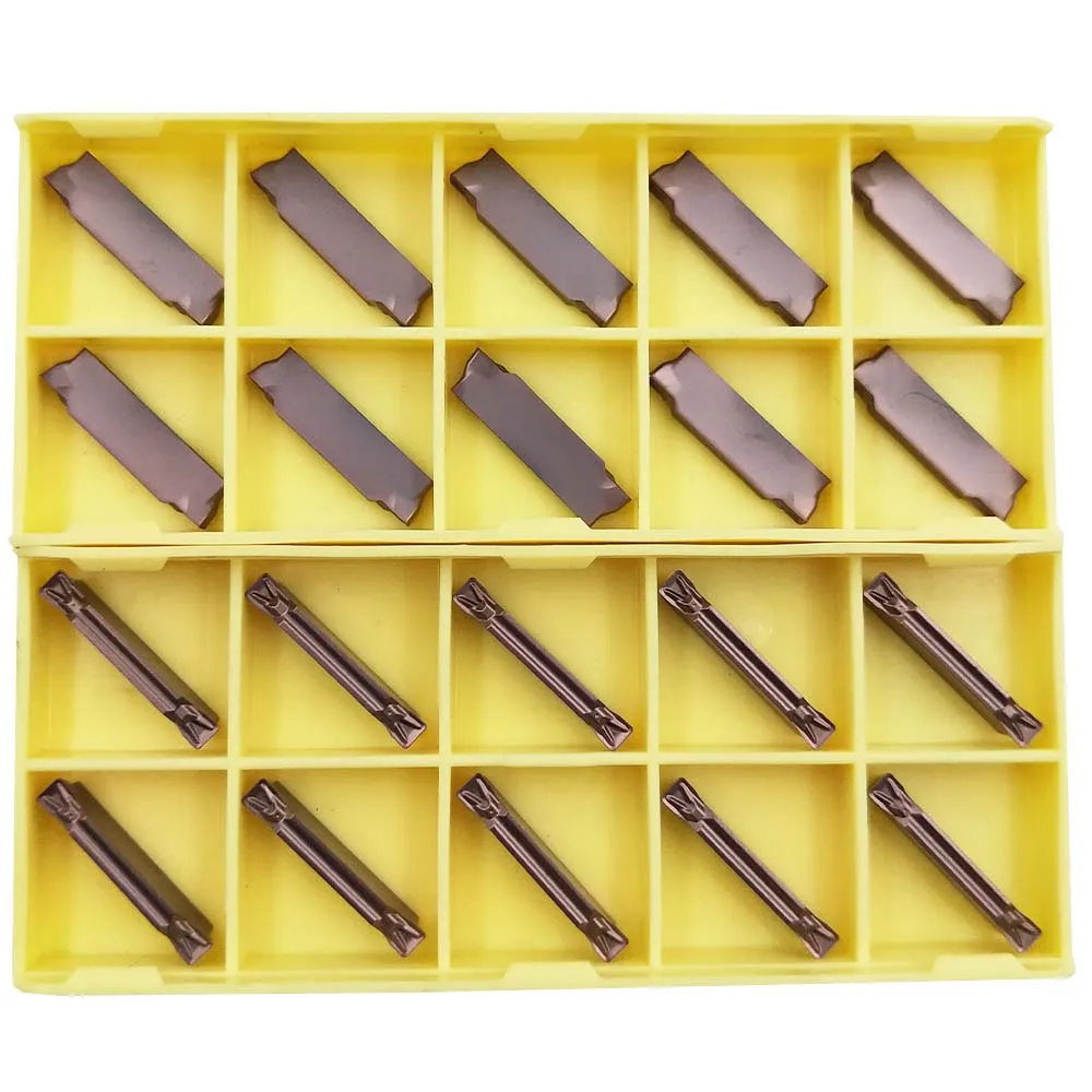 10pcs MGMN300-H LF6018 MGMN300 MGMN 300 turning Grooving carbide insert Turning Tools Cutter Lathe Blade for stainless steel