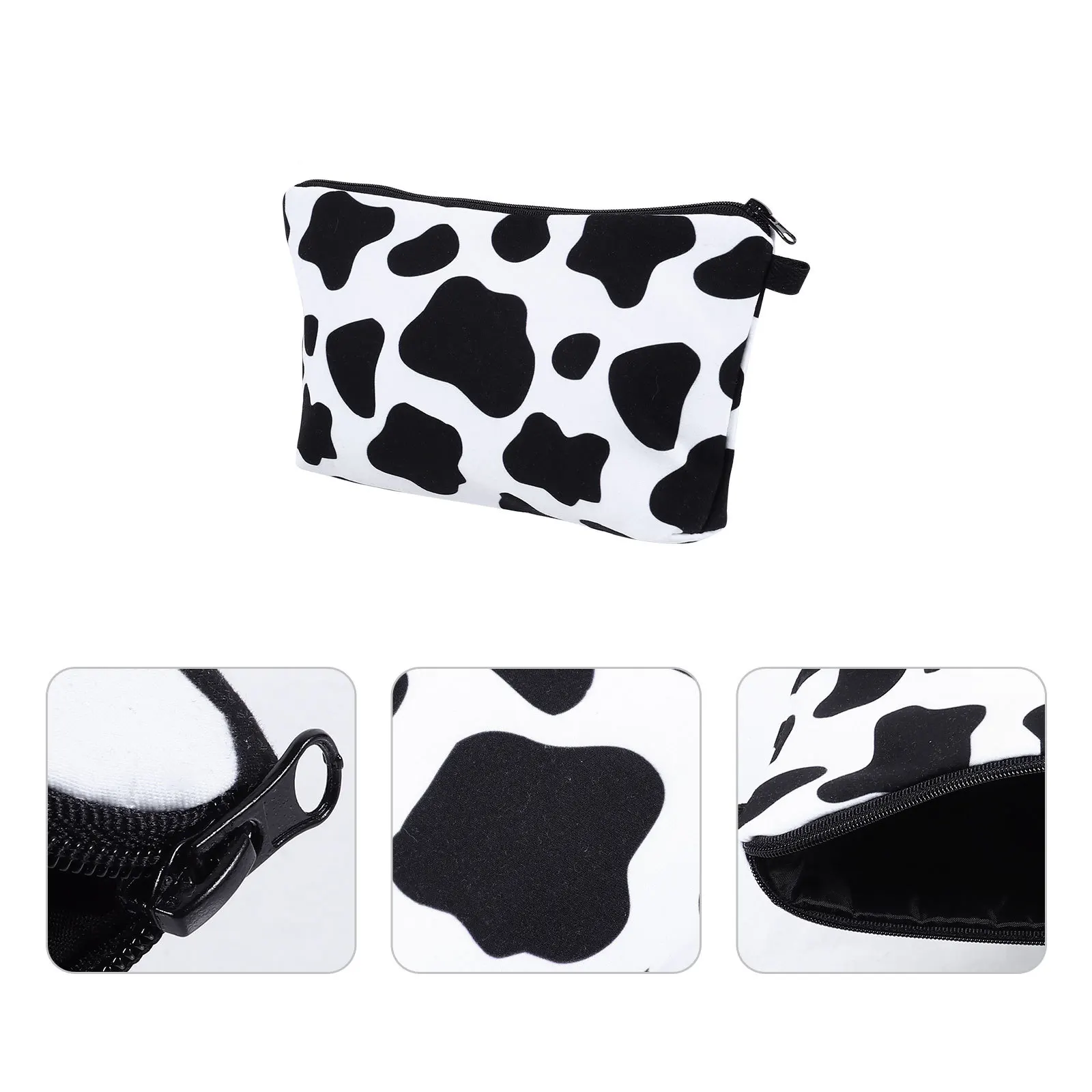 1 stks Koe Patroon Make-up Opbergtasje Toilettas Voor Reizen Vrouw Draagbare Tas Voor Thuis Zakelijk Gebruik