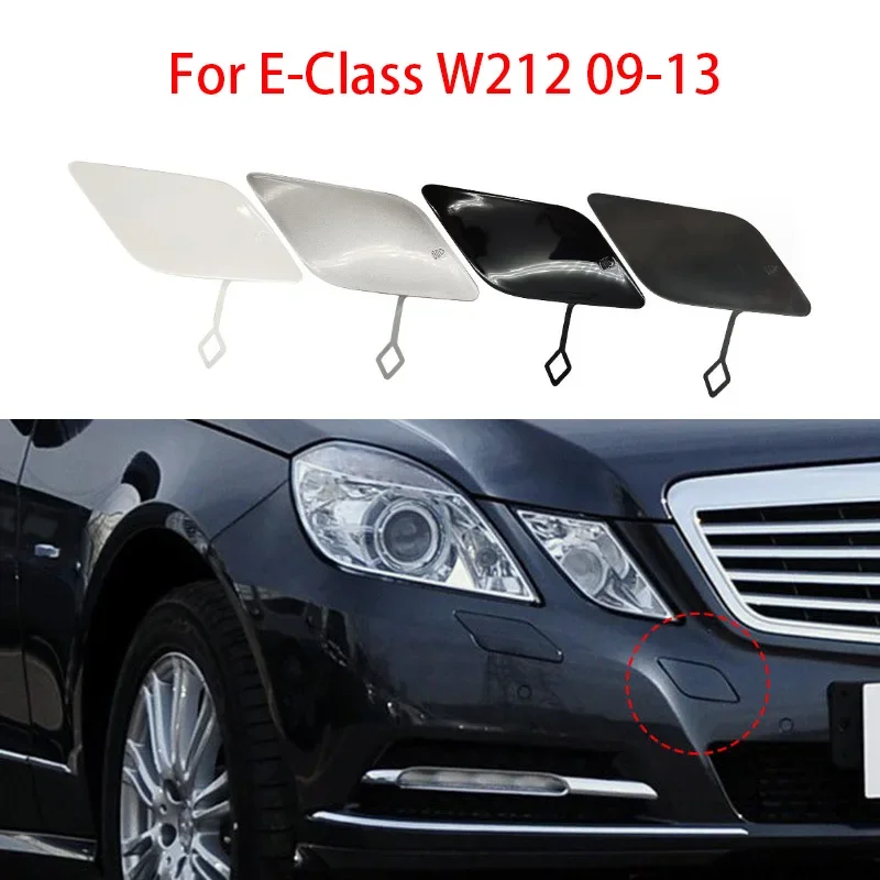 

For Mercedes W212 Car Front Bumper Tow Hook Cover Cap Black For Benz E Class 2009-2013 E260 E300 E350 E400 2128850126