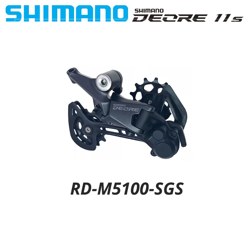 Задний переключатель передач SHIMANO DEORE RD M5100 SGS 11 s, RD-M5100 SHIMANO MTB, горный велосипед SHADOW RD 1x1, 1 скорость, 11 в