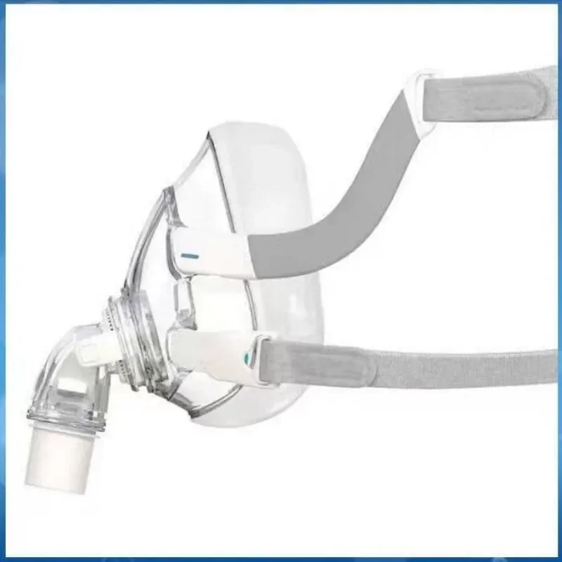 قناع CPAP لكامل الوجه خفيف الوزن ومريح مع أغطية الرأس لـ ResMed AirFit F20 لتوقف التنفس أثناء المنزل وعلاج الشخير #4