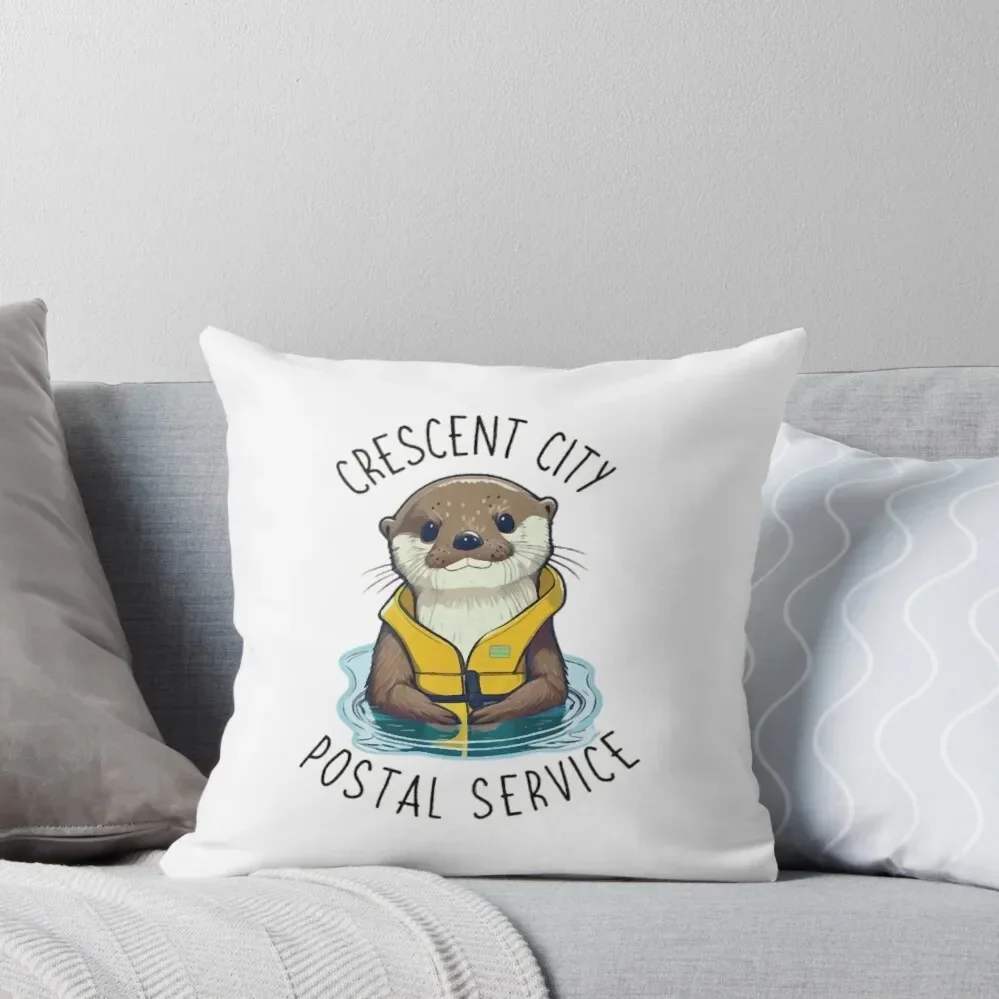 Crescent City Postal Service Otter Throw Pillow Decorative pillowcase Cushion Cover Decorative pillow case pillow