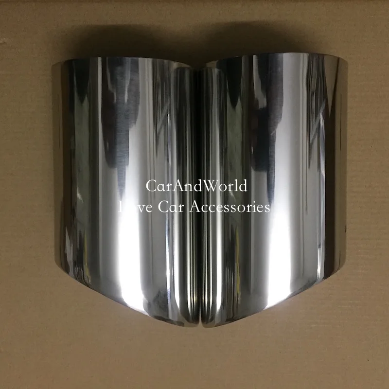 لمازدا 3 6 CX-3 CX-4 CX-5 CX-8 CX-9 أنابيب طرفية السيارات العادم الخمار تلميح الزخارف الخارجي الفولاذ المقاوم للصدأ سيارة-اكسسوارات التصميم #3