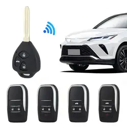 Chiave 2/3/4 pulsanti Fob per Toyota per Reiz per Camry Rav4 per Yaris per Corolla 4runner Avlo 2017 2019 Flip Remote Car Key Shell