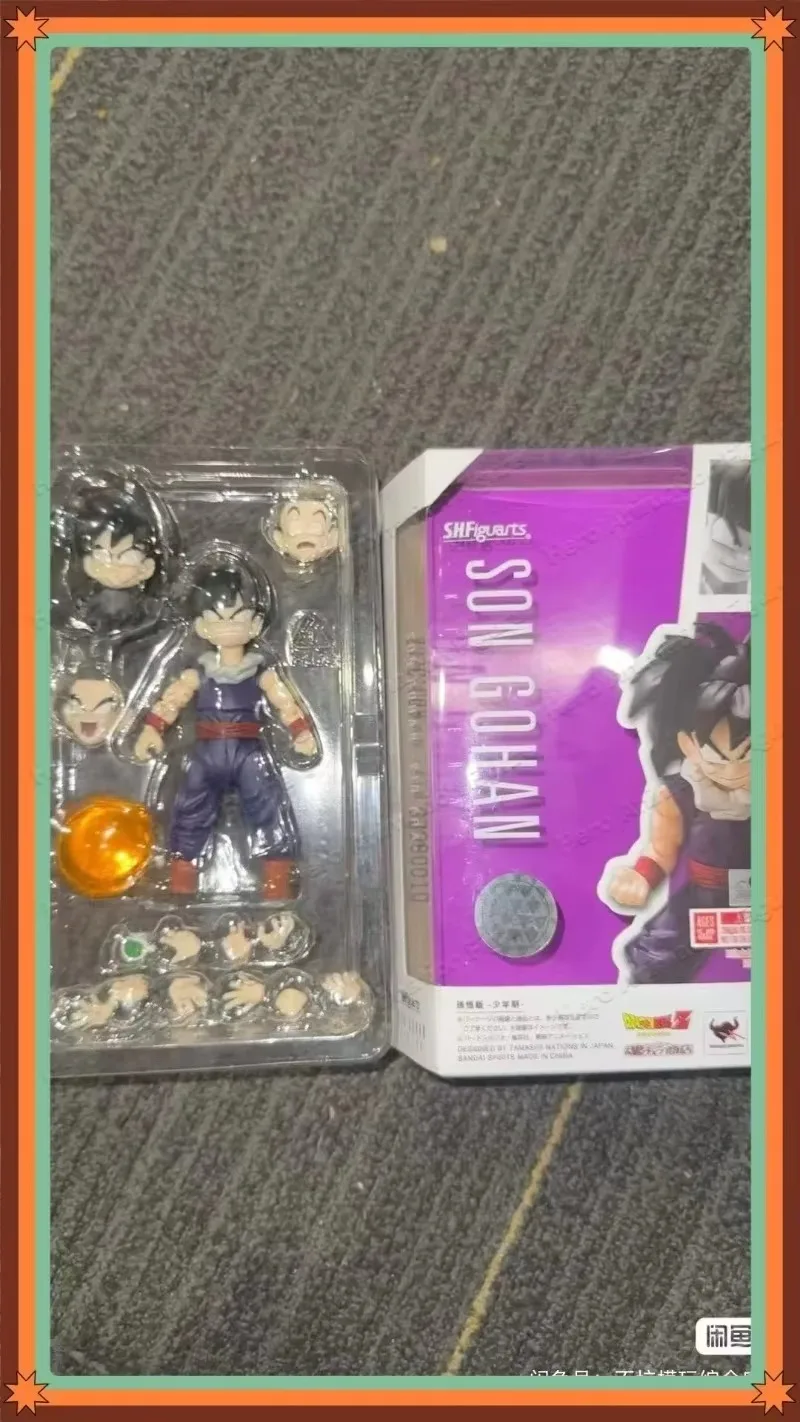 

In Stock 100% Original Stock BANDAI S.H.Figuarts Dragon Ball Z SHF Son Gohan PVC Children's Action Figure Toy Collection Gift