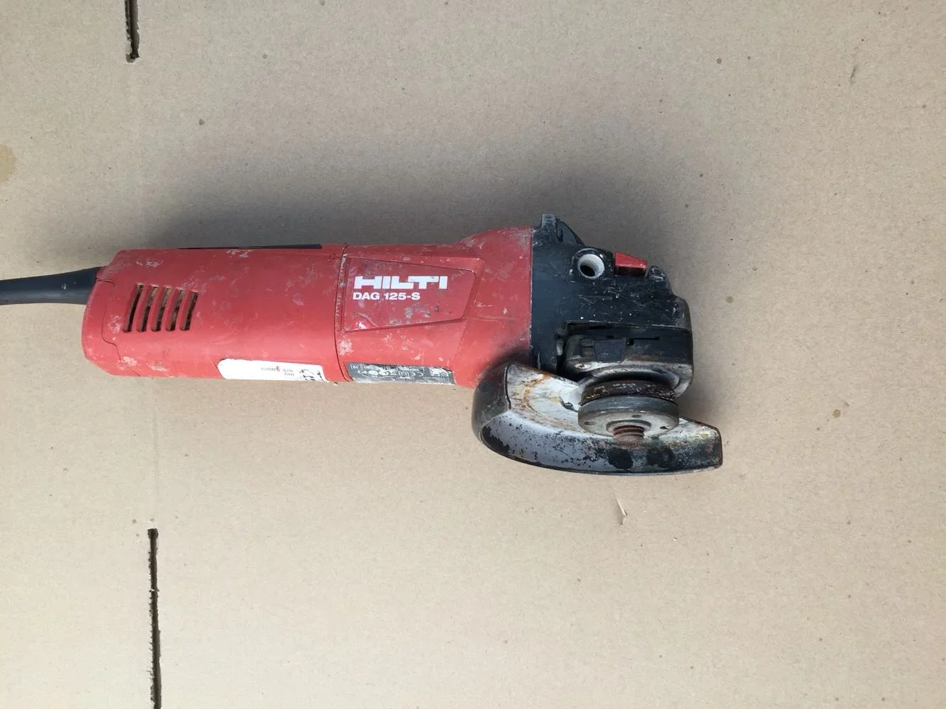 Used HILTI DAG 125-S grinder/polishing machine/grinding machine