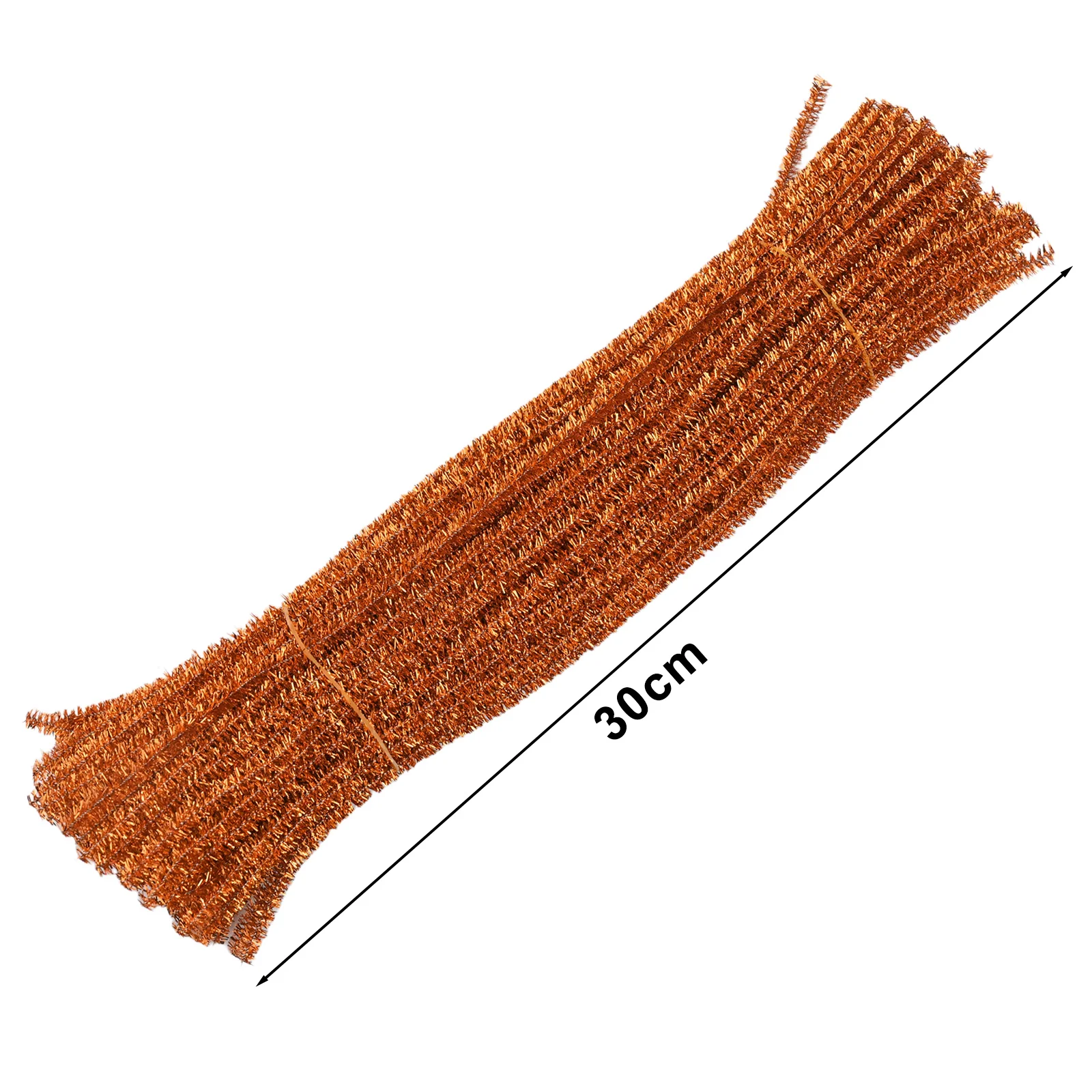 100× Tinsel Sparkle  Pipe Cleaners Sparkle XmasChenille Craft Stems  Home Bedroom Kitchen Living Room Decoration