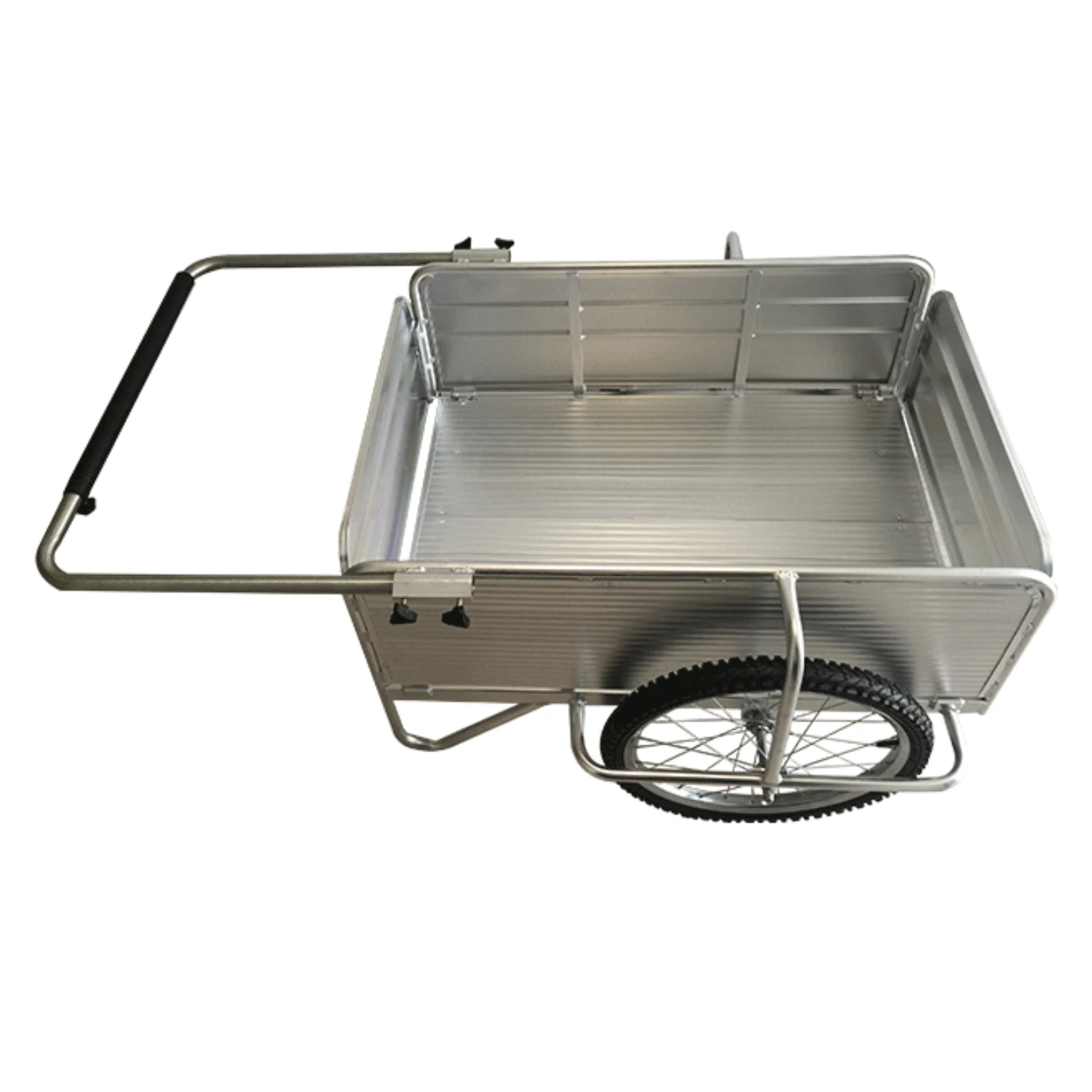 Portable Rust Corrosion Resisting Aluminum Folding Garden Cart Aluminum wheelbarrow