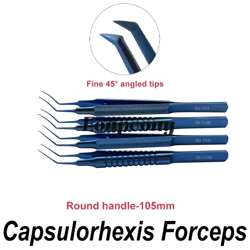 Capsulorhexis Forceps Corydon Style Utrata O’Gava Forceps Titanium Ophthalmic Instruments