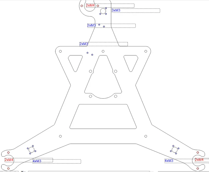 

Детали для модернизации толщиной 5 мм из алюминиевого сплава Ender 3 NG V1.2, каретка с ЧПУ
