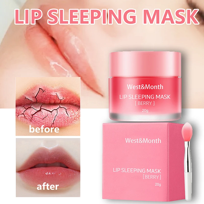 

Sleeping Lip Mask Anti-chapped Plump Exfoliating Fades Lip Lines Nourishing Moisturizing Remove Dead Skin Care Products Lip Care