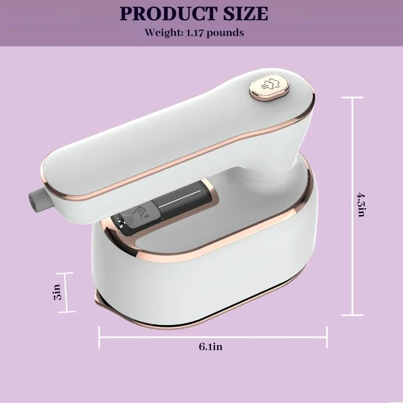 1000 واط مُبخّر ملابس محمول باليد مكواة بخار للملابس المنزلية النسيج 100 مللي صغيرة محمولة سريعة الحرارة لكي الملابس