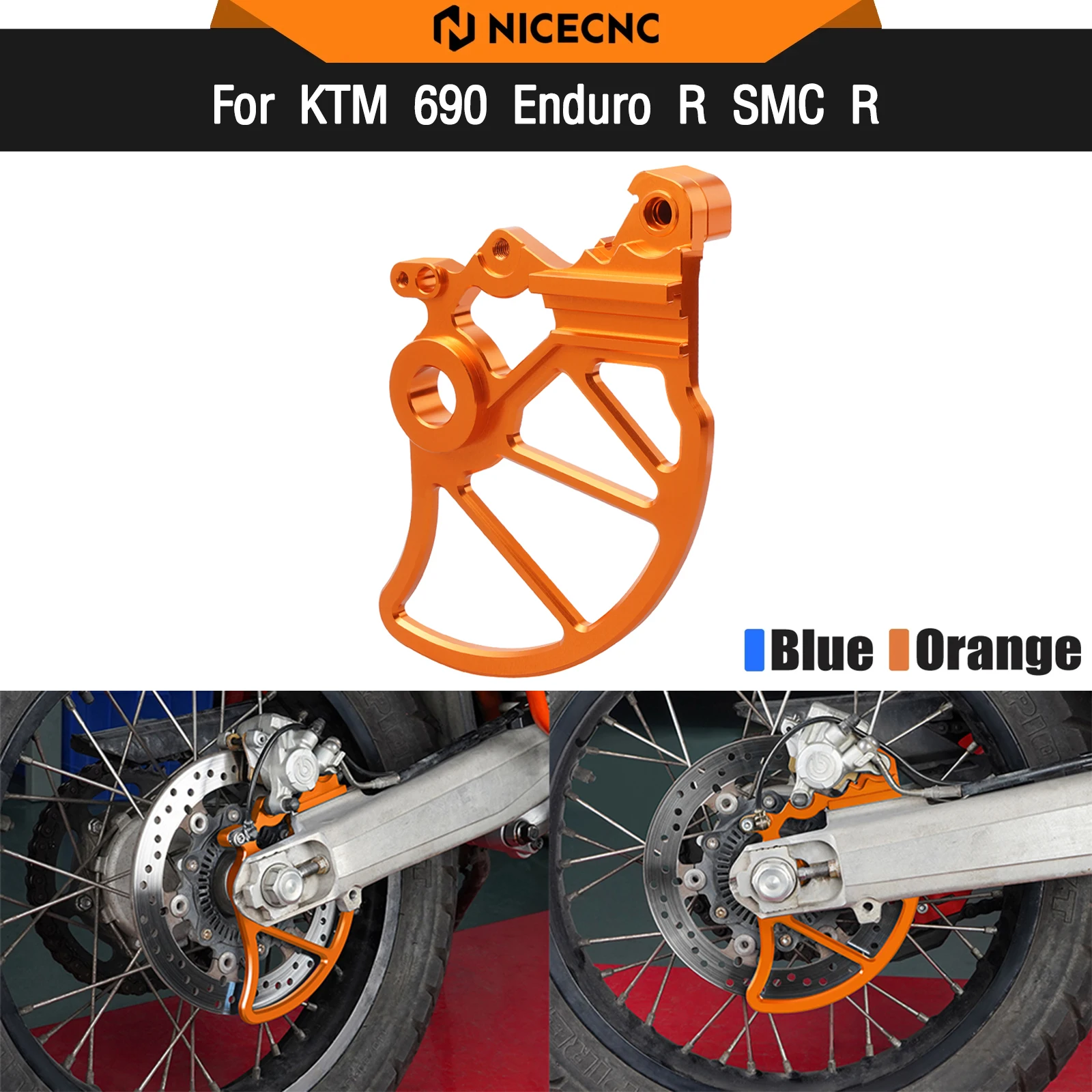 

For KTM 690 Enduro SMC R 2008-2024 Rear Brake Disc Guard Cover For Husqvarna 701 Enduro/Supermoto 2016-2024 GasGas ES/SM 2022-24
