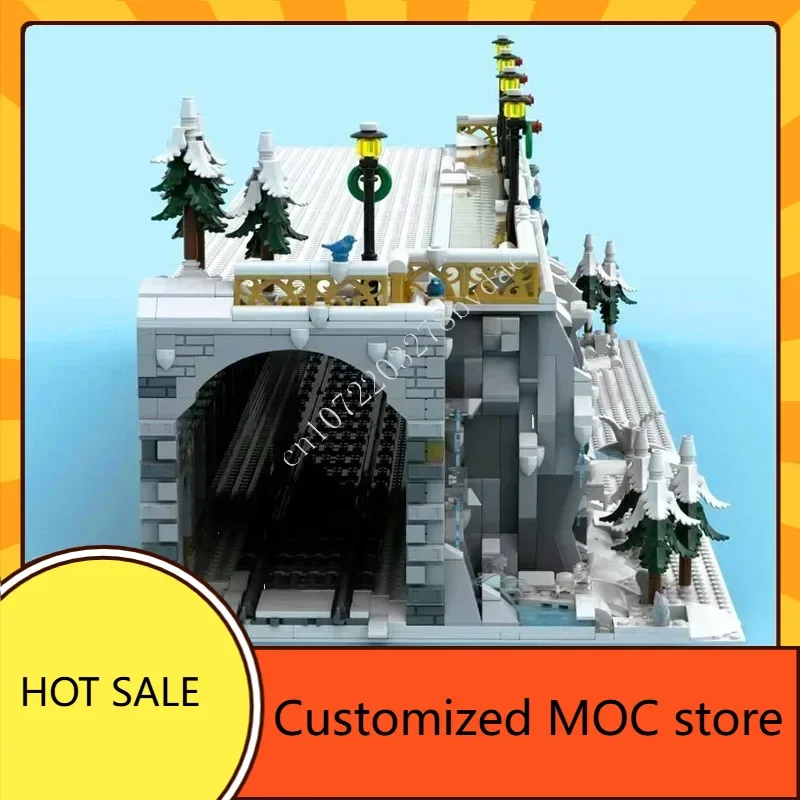 

2597PCS The Winter Village Promenade MOC Puzzle StreetView Architecture Holiday Birthdayal Toys Christmas Gifts for Kids Ages