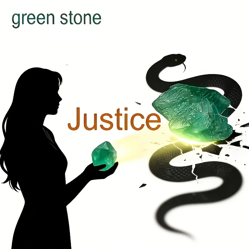 1Pc Random Natural Green Crystal Pendulum, Repel Bad People & Bad Luck, Boost Harmonious Family & Workplace Relationships