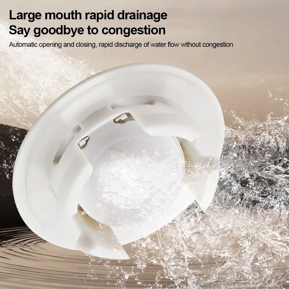 Plastic Sink Overflow Cover Round Easy Install Overflow Ring Plug Decorative Anti Backflow Washbasin Overflow Ring