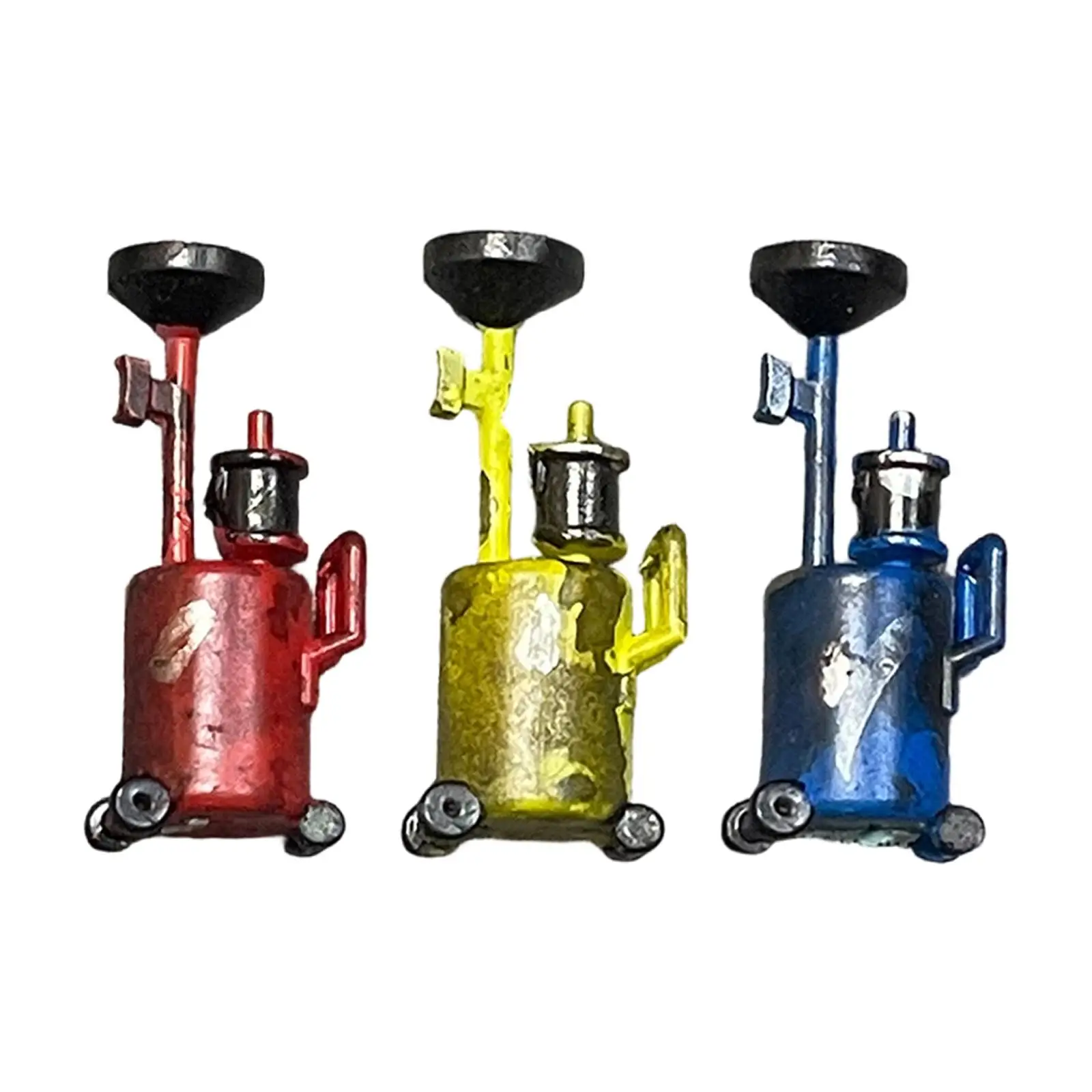 

Масштабная модель 1/64: Реалистичный миниатюрный контейнер для сбора отработанного масла, реквизит для автомастерской, имитация бака для замены масла, модель для демонстрации сцены