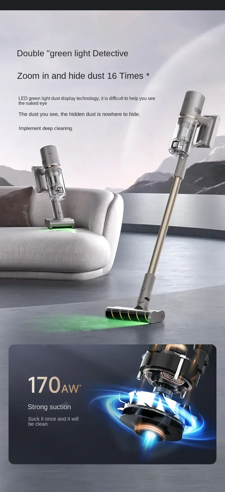 DREAME Z10 Station Smart Base Station Dust Space Station Green Light Dust Display Vacuum Cleaner