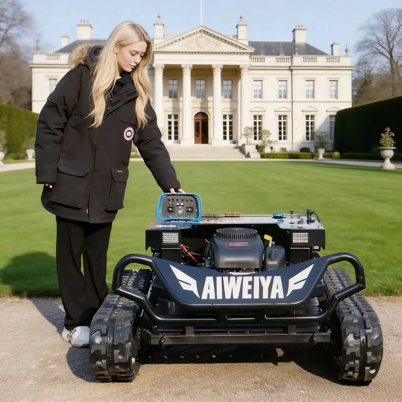 

Customized Top Quality Crawler Grass Cutting Machine Robotic petrol Lawn Mowers Cordless Lawn Mower