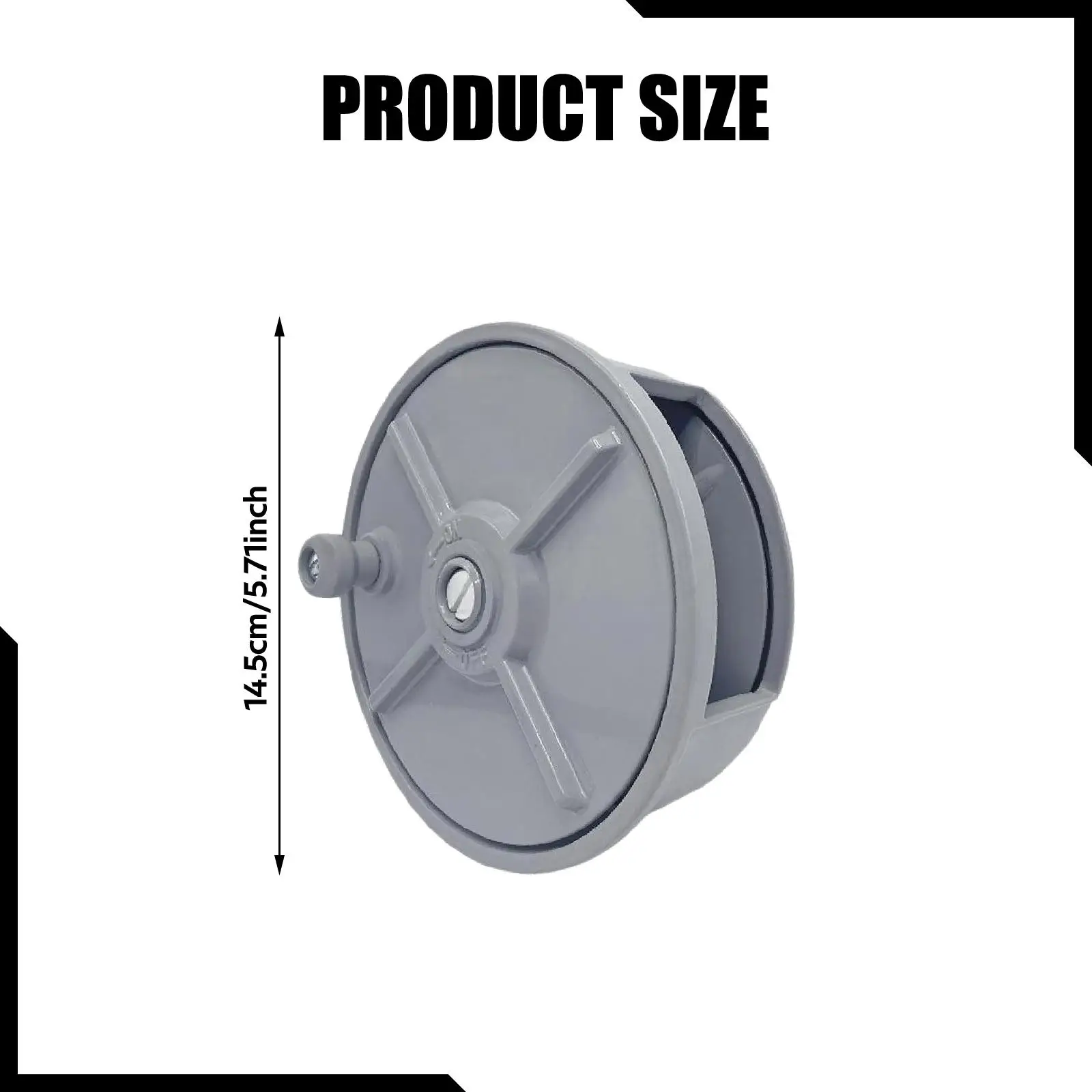 Smooth Winding Tie Wire Reel Organizer Aluminum Alloy Coil Holder Wheel for Efficient Workshop Organization