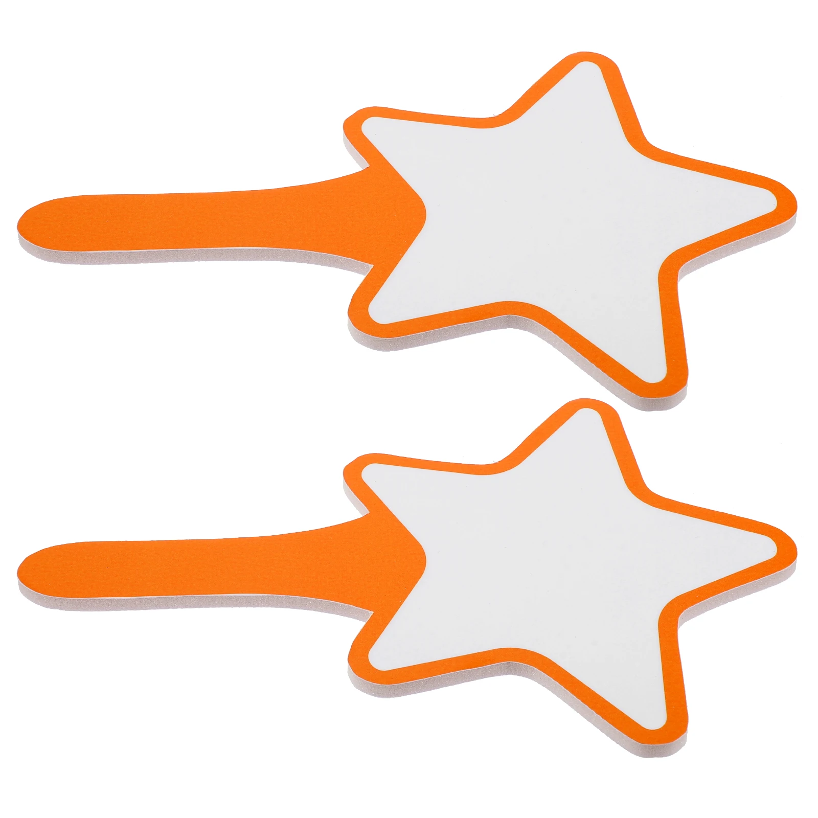 

2pcs Handheld Whiteboard Mini Dry Erase Lap Boards For Voting Cards Scoreboard Game Classroom Single Side Writable Paddle