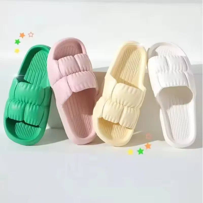 Women's Winter Warm Shoes Plush Lined Indoor Cute Cotton Slippers Thick Sole Outdoor Waterproof Couple Shoes Home Slippers