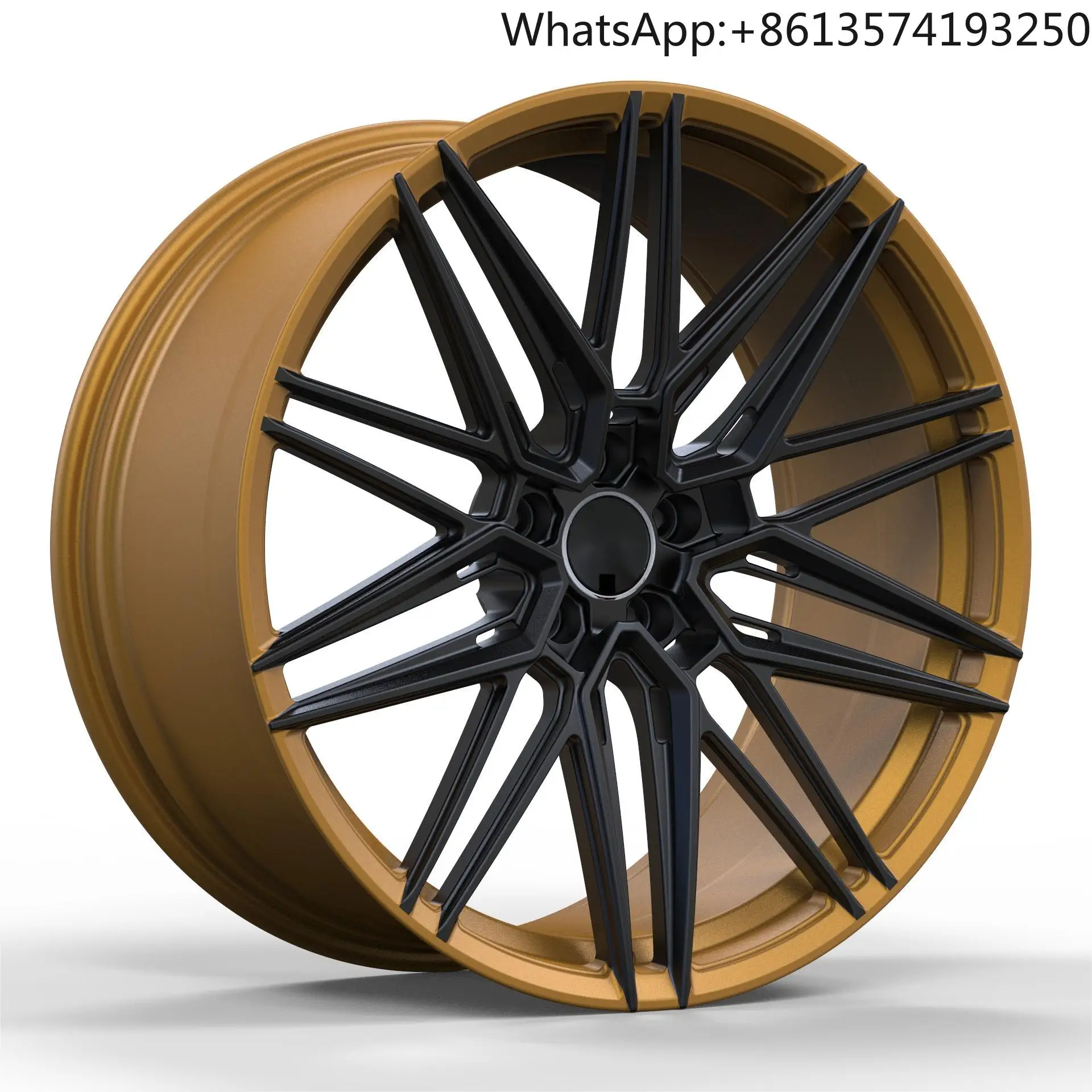 

For Sell Well New Type Golden Aluminum Alloy Car Wheel Rim Produced by Chinese Factories Passenger Car Wheels