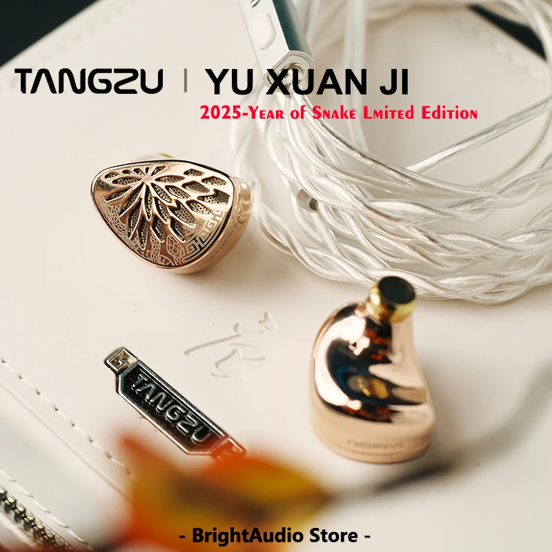 TANGZU YUXUANJI 1DD 10mm TPLX Dynamic Driver In-Ear Earphone Zinc Alloy Shell HiFi Earbuds 0.78mm Detachable Cable Wired Headset