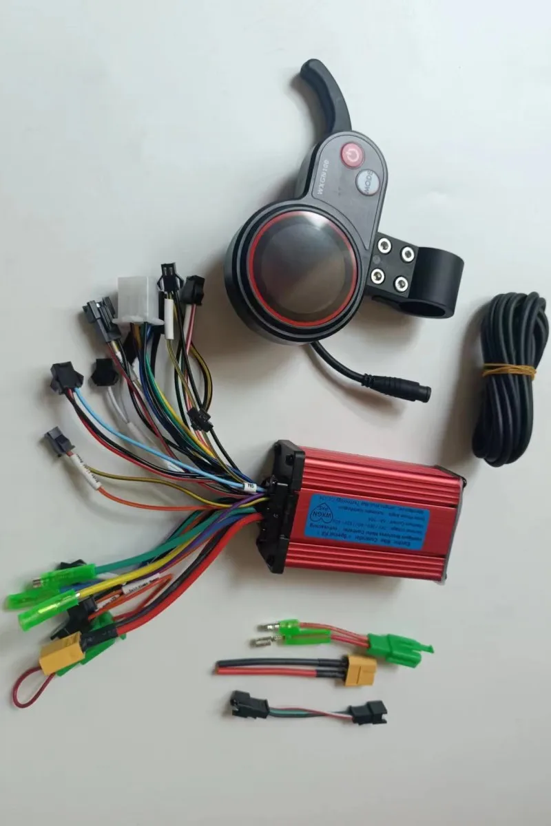 Electric Scooter Controller 24V 36V 48V 52V Max Current 20A Controller and TF-100 LCD Display Electric Scooter Speed Controller