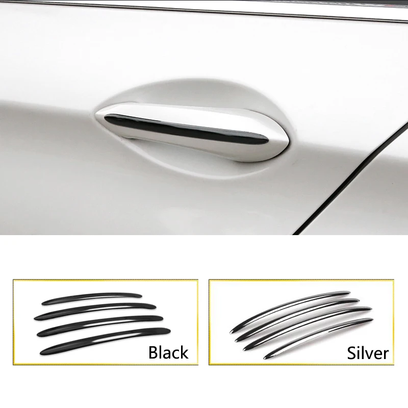Car Styling Chrome Door Handle Bowl Frame Molding Cover Trim Decorative sticker for BMW 5 7 Series 5GT F10 F01 F07 Accessories