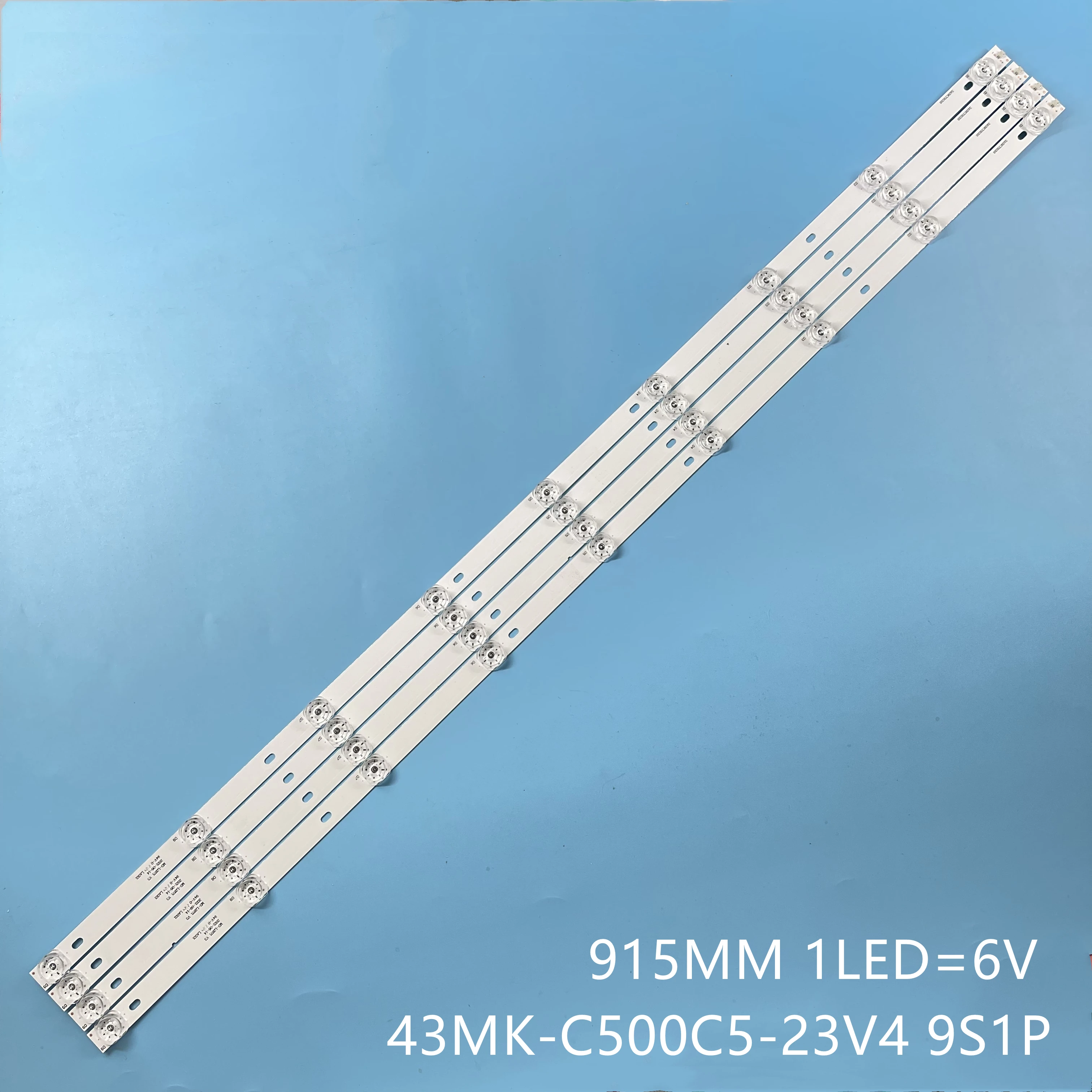 

9led LED Backlight Lamps for Telefunken 50'' TV TF-LED50S84T2SU LED50M01SU Soundmax 43MK-C50005-23V4 9S1P 50P28 4X9 MS-L2871 V3