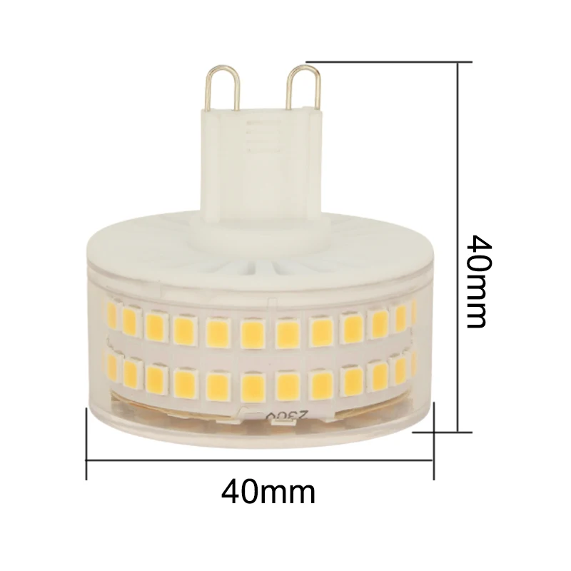G9 New Led Mushroom Light Round Corn Bulb Ceramic 220v Super 6W Downlight  For Home Indoor Crystal Chandelier Lamp