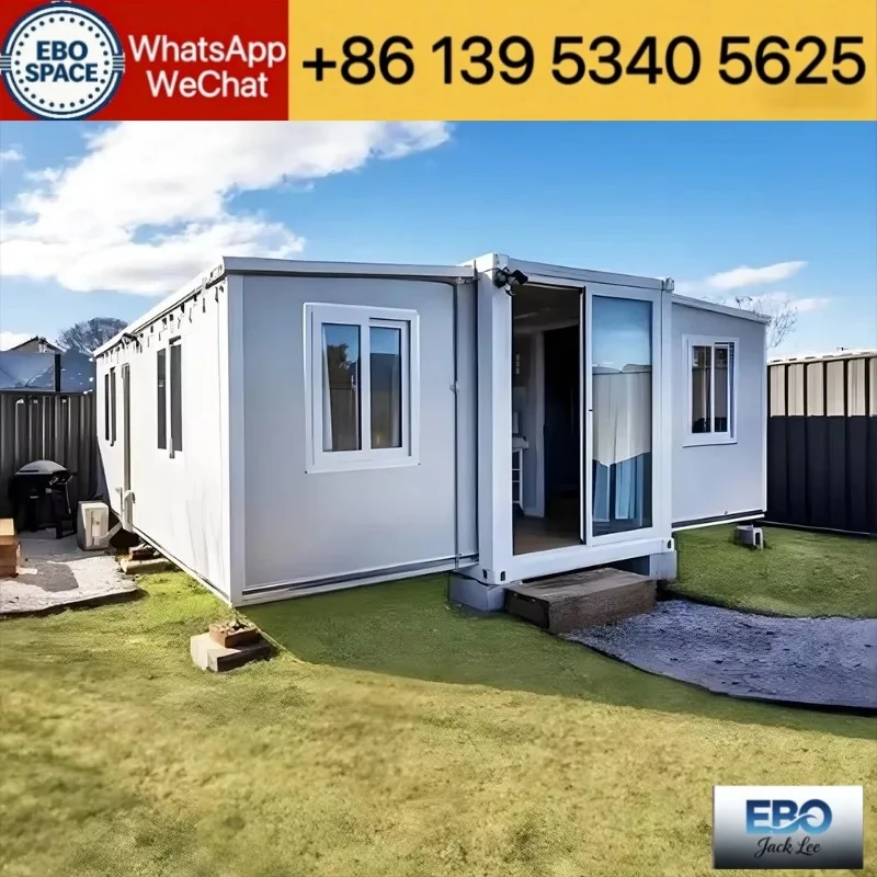 Made in China 30ft expandable container, 2-3 bedroom forest cabin, fast construction waterproof, Australian standard compliant C