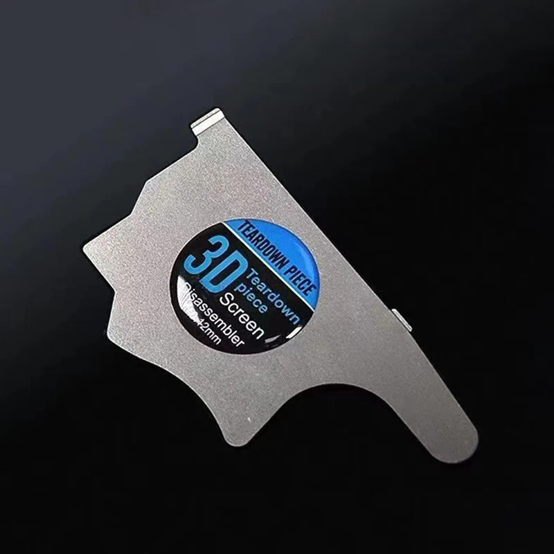 Alat reparasi ponsel layar LCD 3D, alat reparasi ponsel Stainless Steel, alat kartu Pry terbuka, membongkar kartu Pry 0.12MM