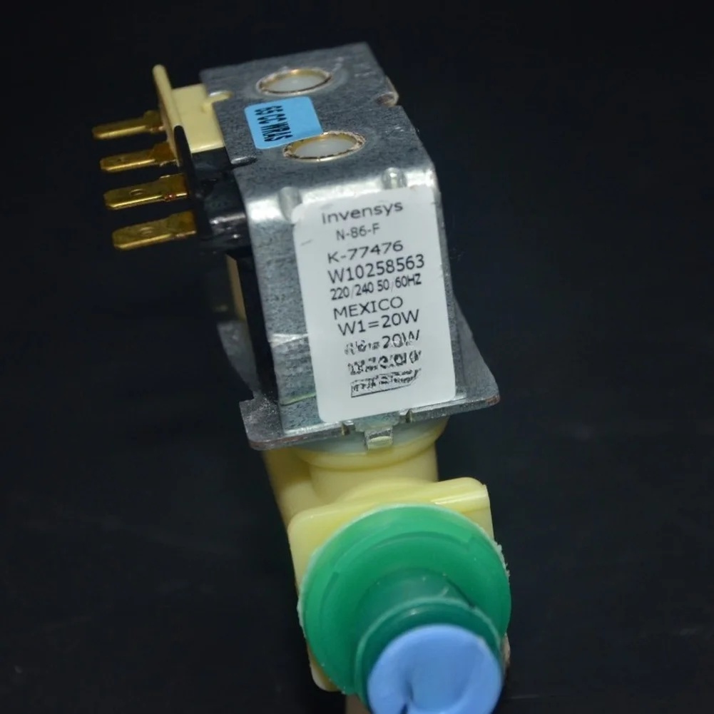 W10341320 Valve Water Inlet Valve High Reliability Yellow Color Easy Installation Long Lasting Inlet Valve Part